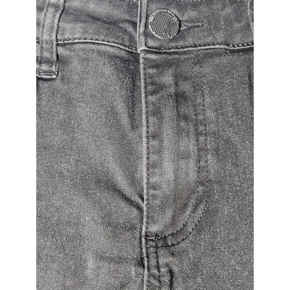 Kut From the Kloth "Donna" Jeans Womens 6 Black High Rise Ankle Skinny Dark - Picture 4 of 13